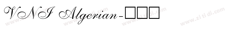 VNI Algerian字体转换